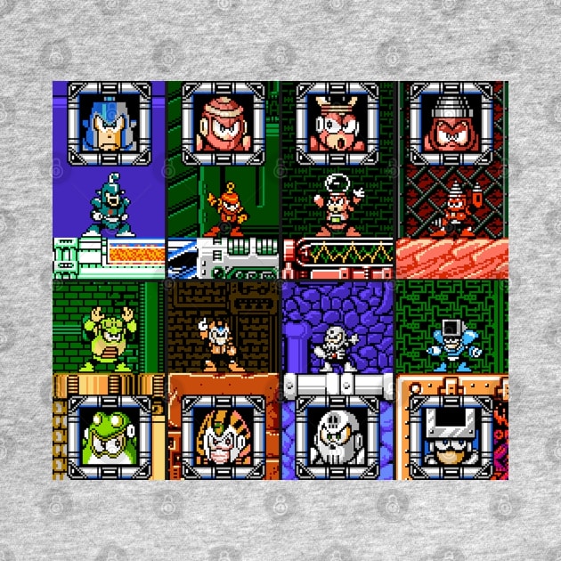 Mega Man 4 Bosses by SuperSensei